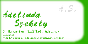 adelinda szekely business card